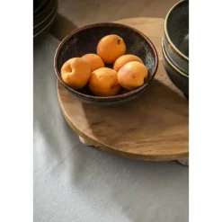 Kommen-Leen Bakker Schaaltje Emma - groen - stoneware - Ø15 cm