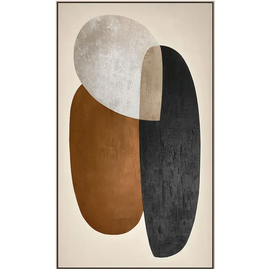 Schilderijen-Leen Bakker Schilderij Abstract warm - multikleur - 118x70 cm