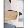 Schilderijen-Reinders Schilderij Abstracte Illusie II - 70 x 50cm - Beige