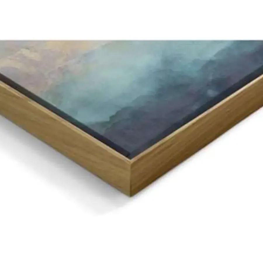 Schilderijen-Reinders Schilderij Abstracte kunst - 70 x 118cm - Blauw