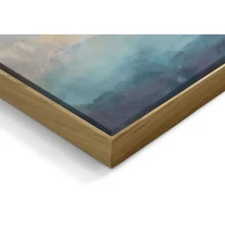 Schilderijen-Reinders Schilderij Abstracte kunst - 70 x 118cm - Blauw