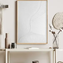 Reinders Schilderij 3D Art Coast - 70 x 50cm - Wit