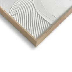 Reinders Schilderij 3D Art Coast - 70 x 50cm - Wit