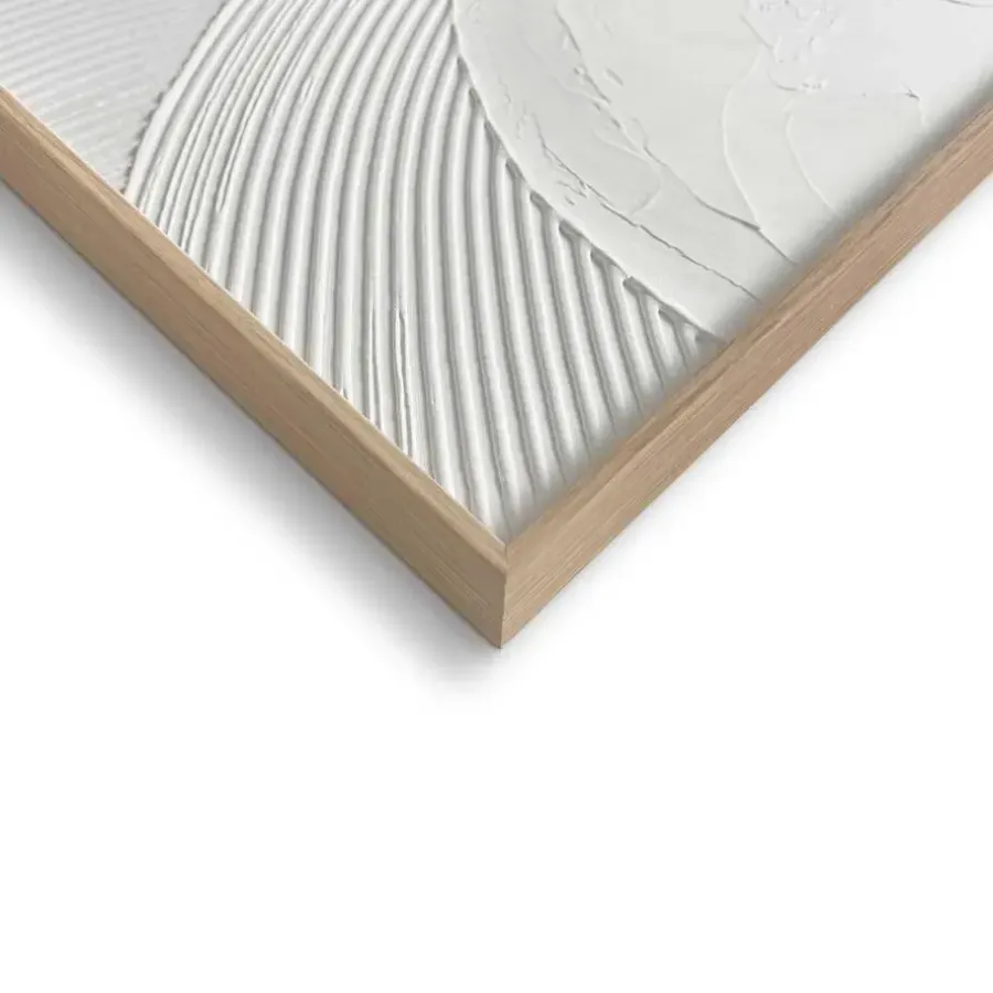 Reinders Schilderij 3D Art Coast - 70 x 50cm - Wit