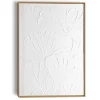 Reinders Schilderij 3D Art Flowers - 70 x 50cm - Wit