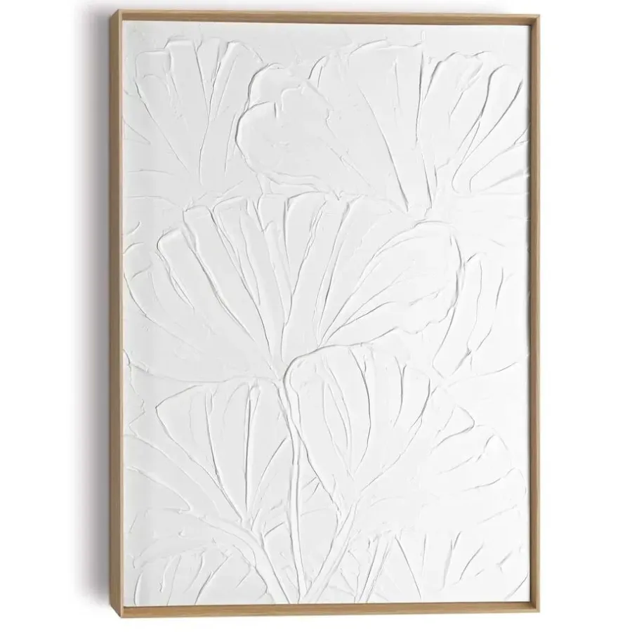Reinders Schilderij 3D Art Flowers - 70 x 50cm - Wit