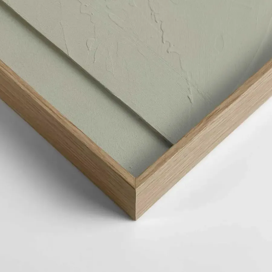 Schilderijen-Reinders Schilderij 3D Art Mars - sage green - 100 x 70cm - Groen