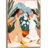 Reinders Schilderij Dansende dames - 70 x 50cm - Bont