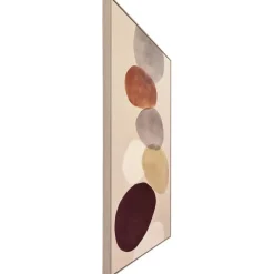 Schilderijen-Leen Bakker Schilderij gekleurde stenen FCL - 118x70 cm