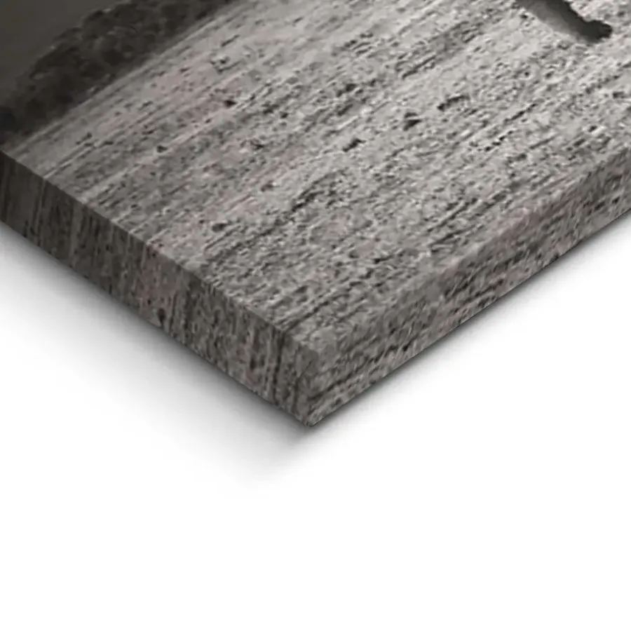Reinders Schilderij Kudde Olifanten - 40 x 118cm - Zwart-Wit