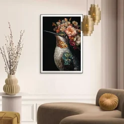 Reinders Schilderij Lovely Hummingbird - 70 x 50cm - Bont