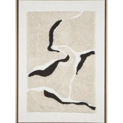 Schilderijen-Leen Bakker Schilderij Noé beige MDF - 70x50 cm