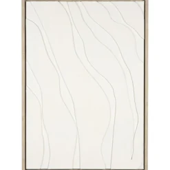 Schilderijen-Leen Bakker Schilderij Organic off-white MDF - 70x50 cm
