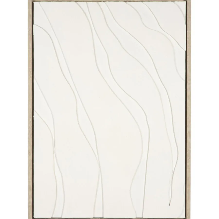 Schilderijen-Leen Bakker Schilderij Organic off-white MDF - 70x50 cm
