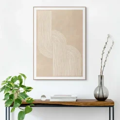 Reinders Schilderij Sandy Knot - 70 x 50cm - Beige