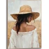 Reinders Schilderij Summer Lady - 70 x 50cm - Beige