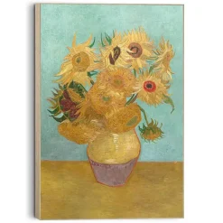 Reinders Schilderij Van Gogh - Zonnebloemen - 60 x 90cm - Geel
