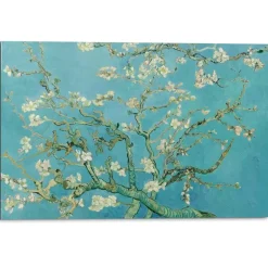 Schilderijen-Reinders Schilderij Van Gogh Amandelbloesem - 60 x 90cm - Blauw