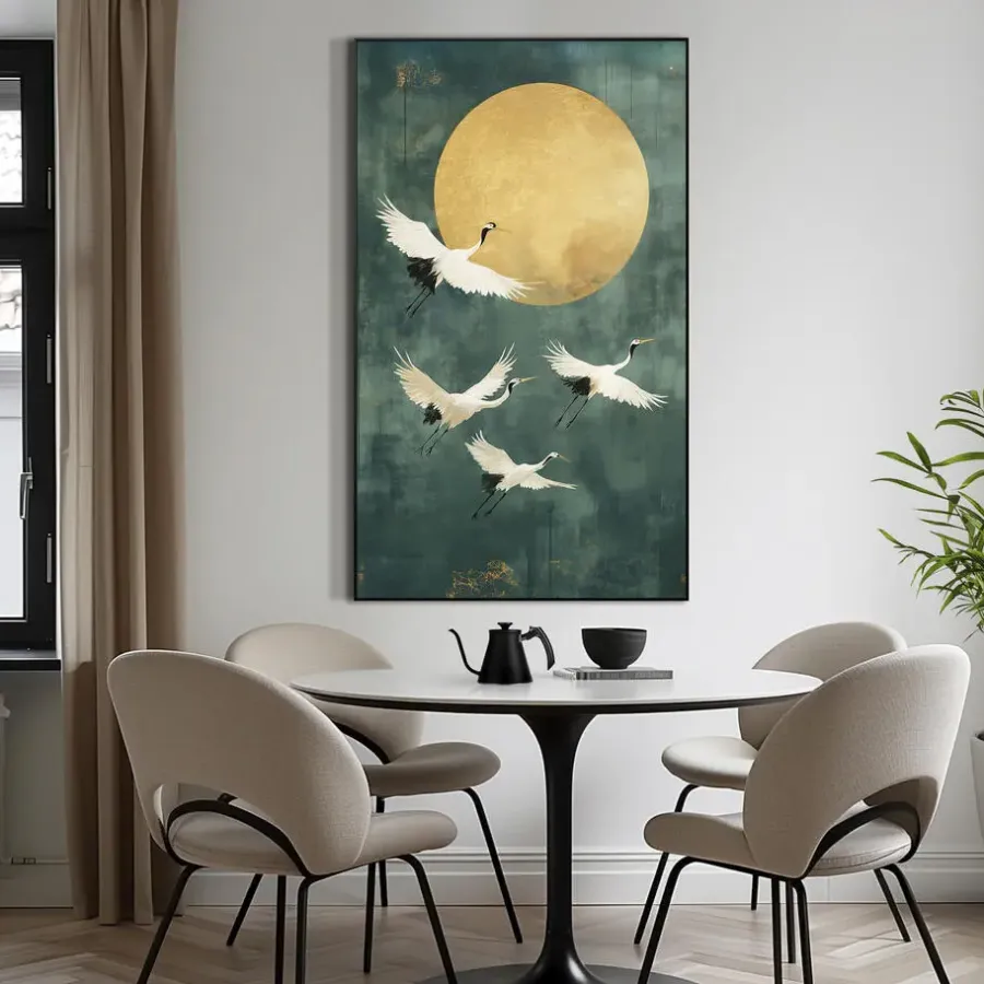 Leen Bakker Schilderij volle maan FCL - 118x70 cm