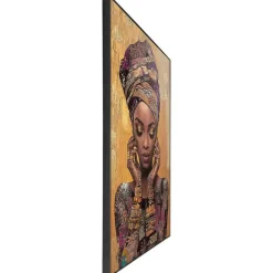 Leen Bakker Schilderij vrouw warm FCL - 118x70 cm