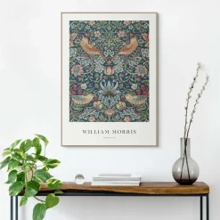 Reinders Schilderij William Morris - strawberry thief - 70 x 50cm - Bont