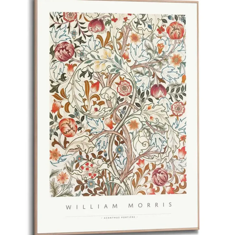 Schilderijen-Reinders Schilderij William Morris - acanthus portiere - 70 x 50cm - Bont