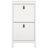 Schoenenkasten-Leen Bakker Schoenenkast Madeira - wit - 102,9x53,8x24,6 cm