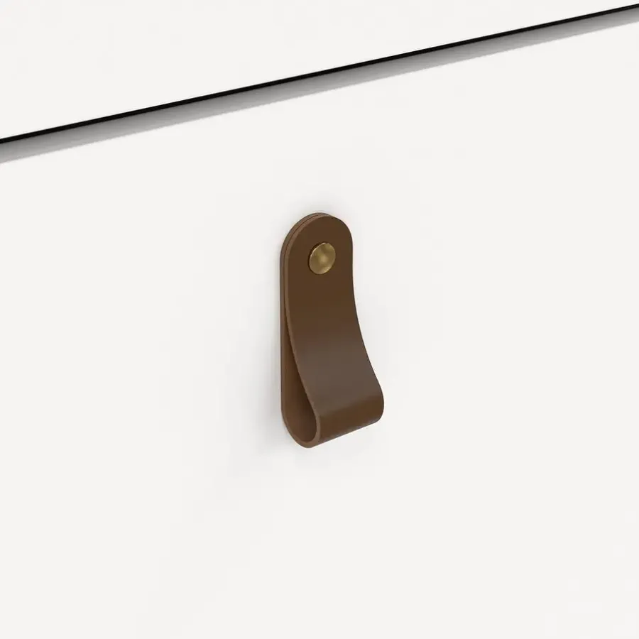 Schoenenkasten-Leen Bakker Schoenenkast Madeira - wit - 102,9x53,8x24,6 cm