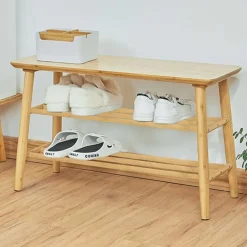 Emob Exclusive Schoenenrek Reini - 67x28x43cm - bamboehout