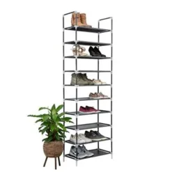 IVOL Schoenenrek voor 20 paar - Zwart - 10 etages