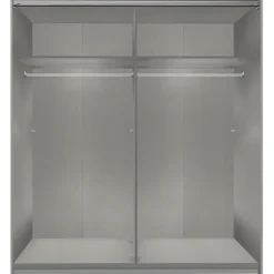Leen Bakker Schuifdeurkast Dex - eikenkleur - 198x180x64 cm