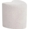 Leen Bakker SCOTIA - Poef - Beige - Chenille