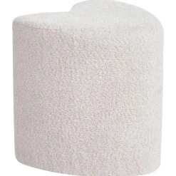 Leen Bakker SCOTIA - Poef - Beige - Chenille