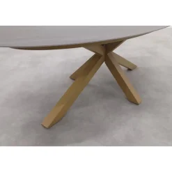 Tuintafels-Garden Impressions Scotland tafel - 230x115 cm - light teaklook - Centostone Napoli sand