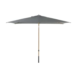 Parasols-4-Seasons Outdoor Azzurro stokparasol 200 x 300 cm - Woodlook/charcoal