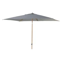 Parasols-4-Seasons Outdoor Azzurro stokparasol 200 x 300 cm - Woodlook/charcoal