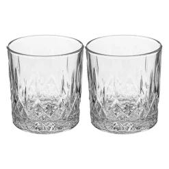 Waterglazen-Secret de Gourmet drinkglazen - set 4x stuks - 240 ml - glas
