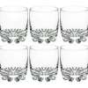 Waterglazen-Secret de Gourmet waterglazen/sapglazen - 6x stuks - 310 ml