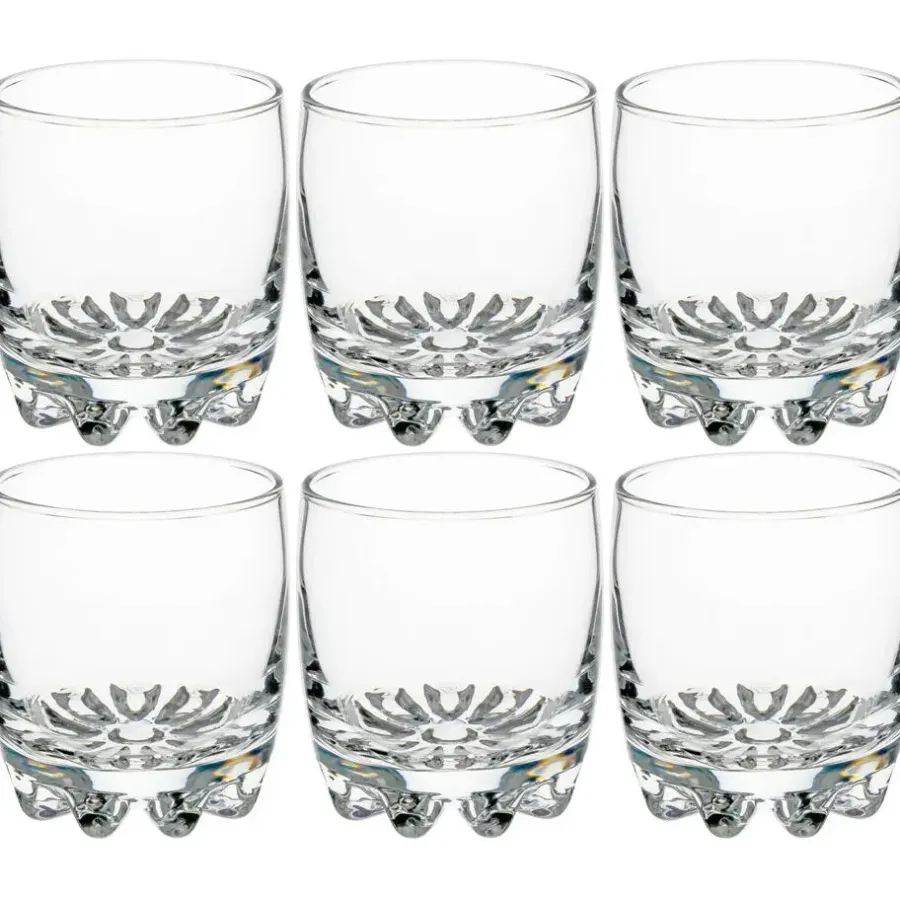 Waterglazen-Secret de Gourmet waterglazen/sapglazen - 6x stuks - 310 ml