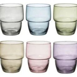 Secret de Gourmet water/sap glazen Rodrig - 6x stuks - 280 ml