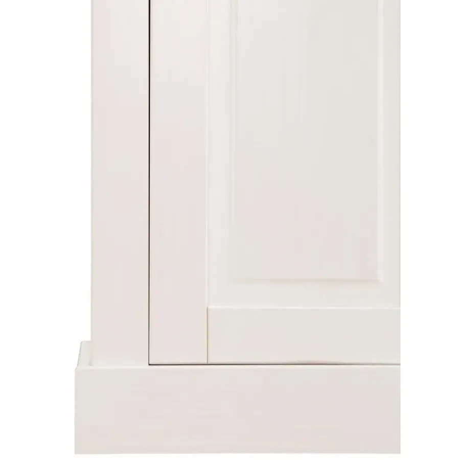 Buffetkasten-Loft24 Selma - Dressoir met 2 deuren en 3 laden in wit gebeitst grenen