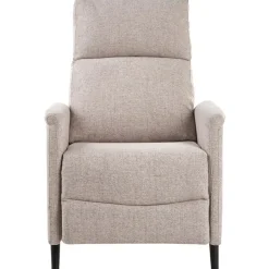 Fauteuils-Beliani SELVIK - Relaxfauteuil - Taupe - Stof