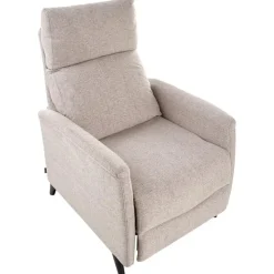 Fauteuils-Beliani SELVIK - Relaxfauteuil - Taupe - Stof