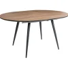 Beliani SENIAC - Uitschuifbare eettafel - Lichtbruin - MDF