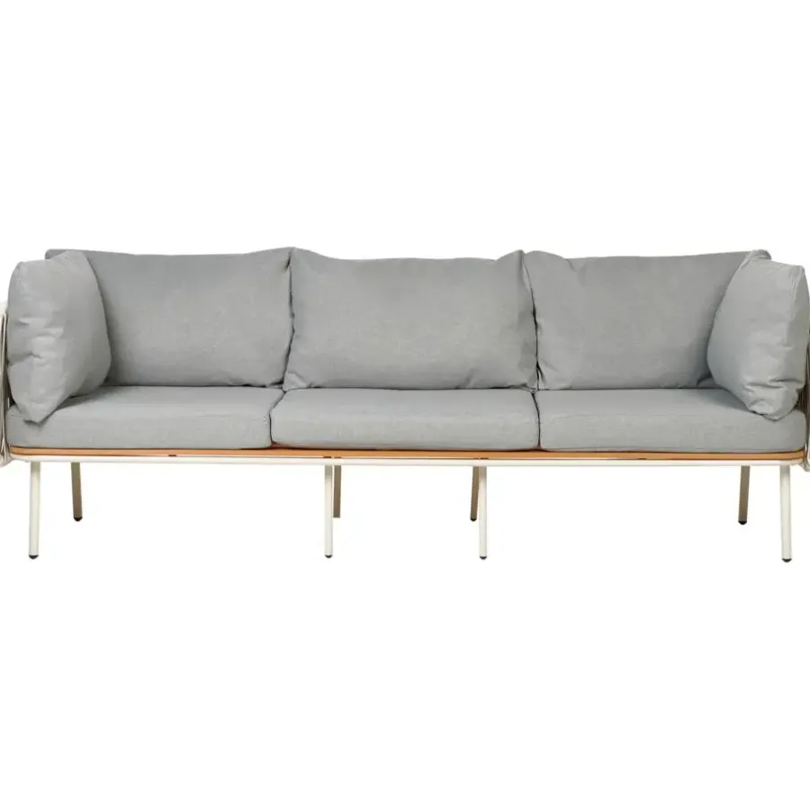 Loungebanken-Leen Bakker SENISE - Tuinbank - Grijs - Aluminium