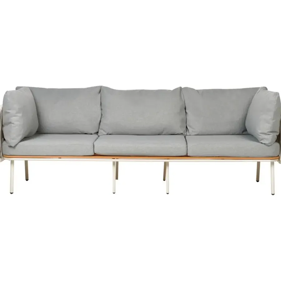 Loungebanken-Leen Bakker SENISE - Tuinbank - Grijs - Aluminium