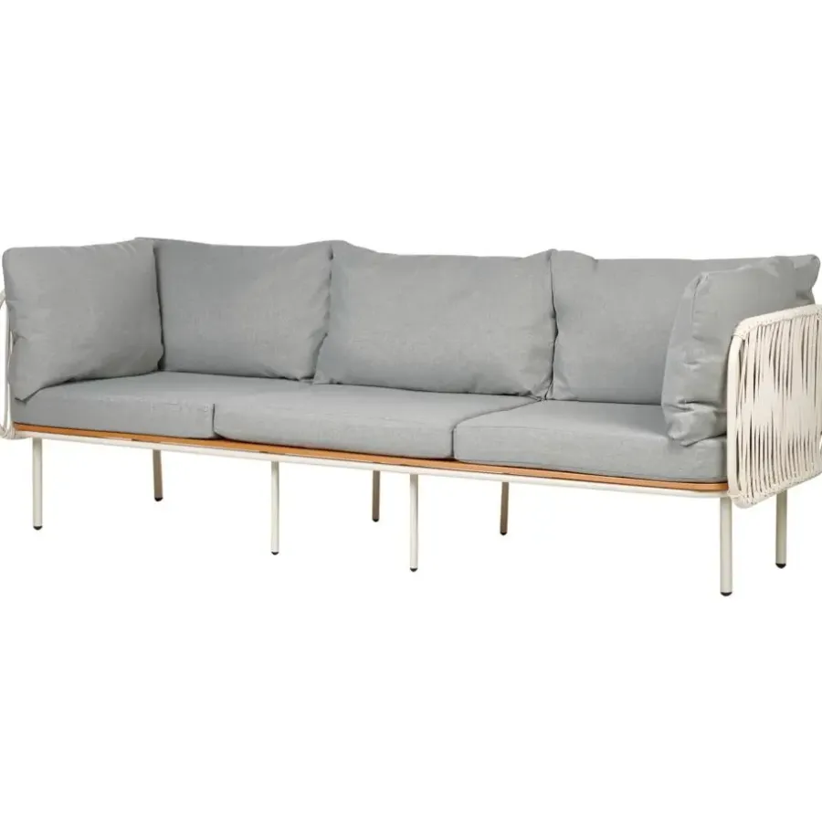 Loungebanken-Leen Bakker SENISE - Tuinbank - Grijs - Aluminium