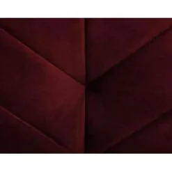 Slaapbanken|Slaapbanken-Beliani SENJA - Slaapbank 3-zits - Rood - Fluweel