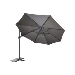 Parasols-Merkloos Sens-Line - Barbados Parasol - Ø3,5m - Grijs