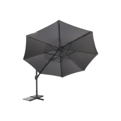 Parasols-Merkloos Sens-Line - Barbados Parasol - Ø3,5m - Grijs